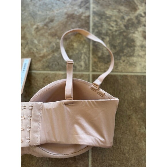 Skims Ultimate Strapless Pushup Bra Clay Size 36D - Picture 9 of 10
